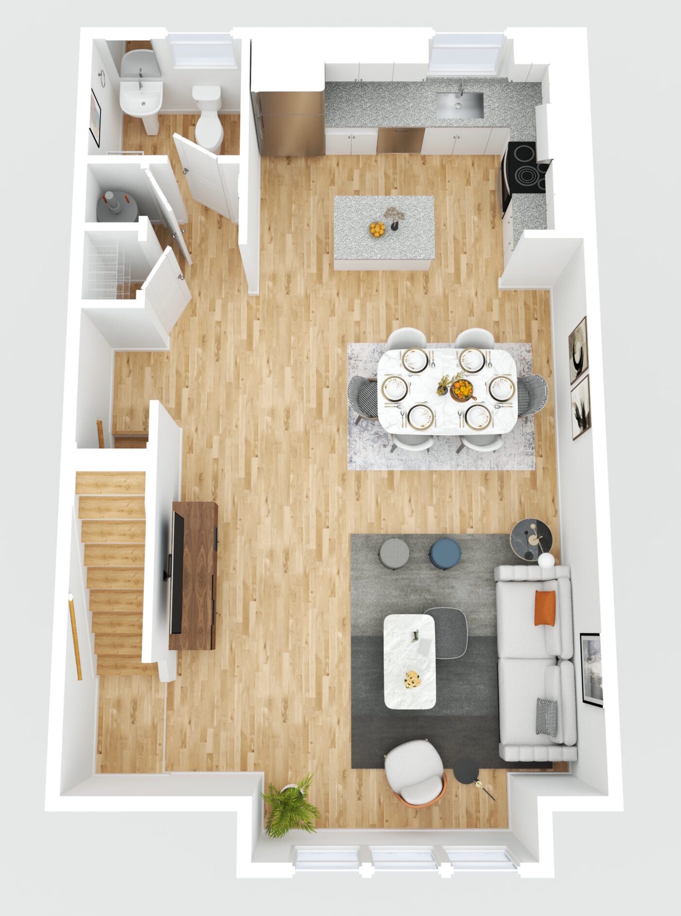 west main floor gateway townhome rental