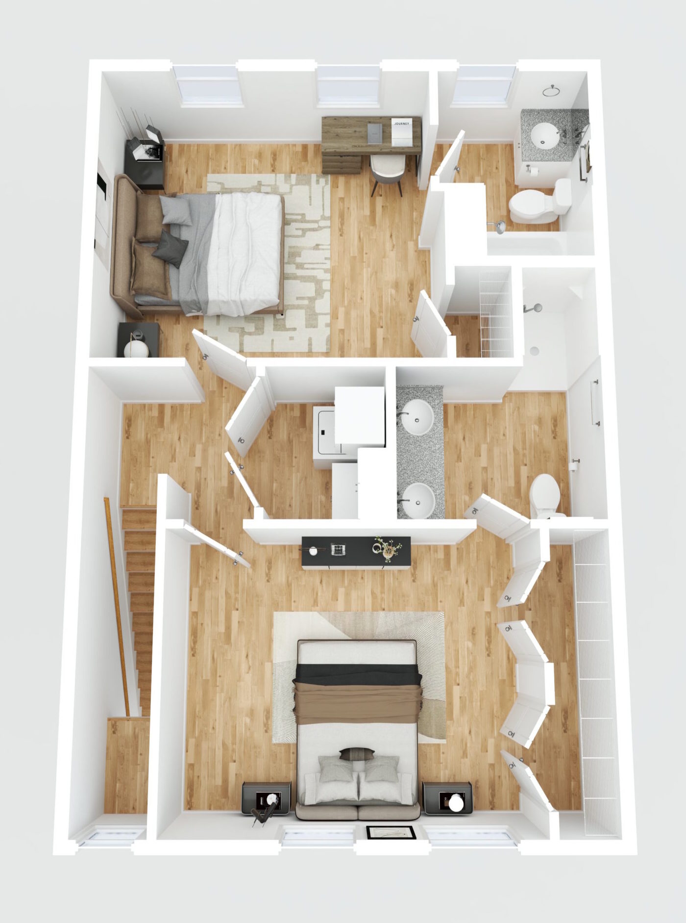 west upper floor gateway townhome rental